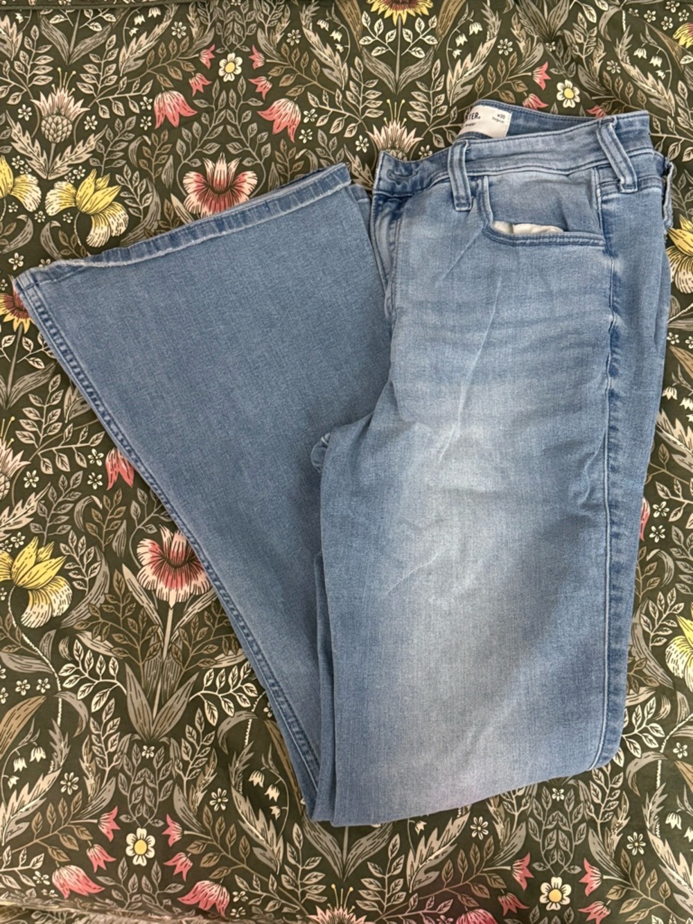 Hollister Light Wash Flared Jeans